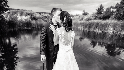 Lichtaufbau Hochzeitsfotografie