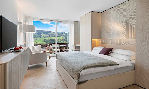 Leuchtende Hotelfotografie