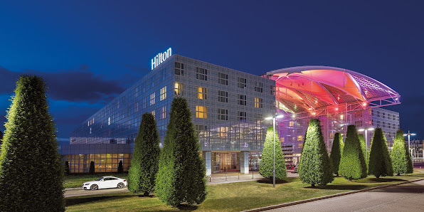 Leuchtende Hotelfotografie