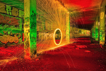 Lumenman Light Painting Artist / Bernhard Rauscher Photography